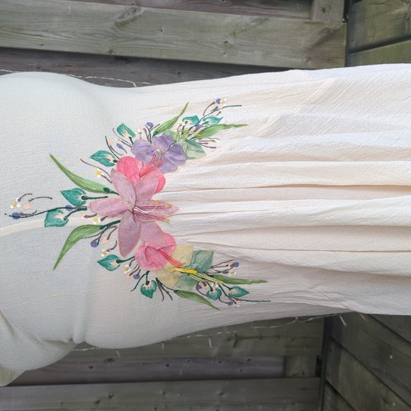 Hand Painted Skirt - Picture 2 of 9